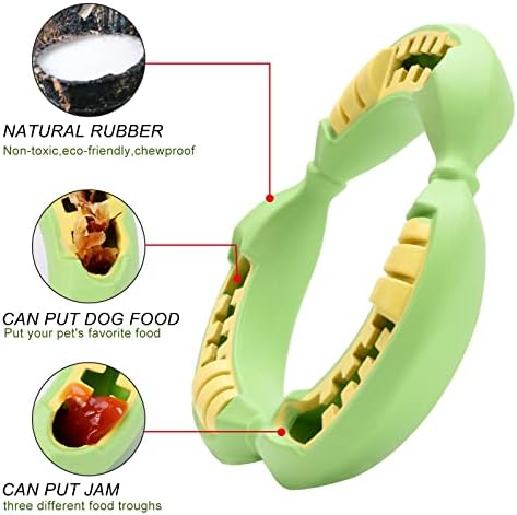 Ultra Durable Dog Chew Toys for Aggressive Chewers -Dog Toy Toughest Indestructible Dog Toys for Aggressive Heavy Chewers Small-Medium Dogs Puppy Pet Teething Toys Large
