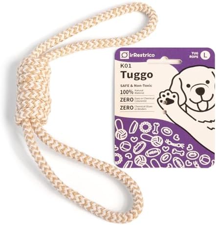 Puppy Chew Toys for Teething, Durable Dog Rope Toys for Small and Medium Dogs, Interactive Chew Rope for Training, L Size