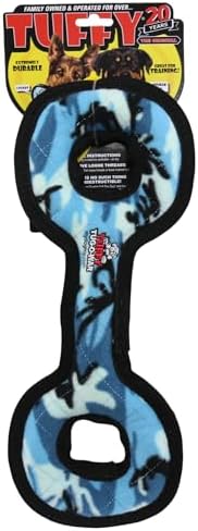 TUFFY® : 2 Pack TugOWar Dog Toy: Ultra Durable Plush Toy with Multiple Layers & Reinforced Seams, Washable and Floats, Original Construction