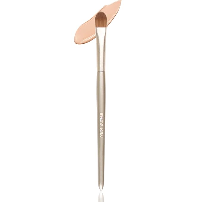 Flat Concealer Brush Under Eye, Concealer Brush, Small Flat Makeup Brushes, Under Eye Brush Concealer, Flat Brush Under Eye. - Glod, E201M