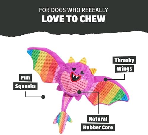 BarkBox Diva the Dragon Queen Dog Toy - for Medium to Large Dogs