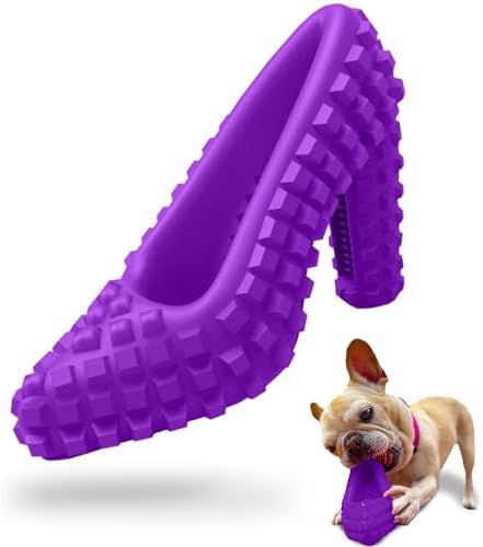 Treat Dispensing Chew Shoe Interactive Puzzle Toys - Dog Chew Enrichment Toys for Aggressive Chewers, Boredom Relief and Brain Stimulating Game Keeps Dogs Engaged
