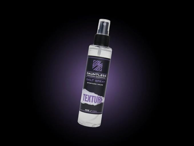 Dauntless Sea Salt Spray for Hair – 4oz Texturizing Spray for Men & Women – Natural Matte Finish, Medium Hold, Adds Volume & Grit, Lightweight Formula for Damp or Dry Hair