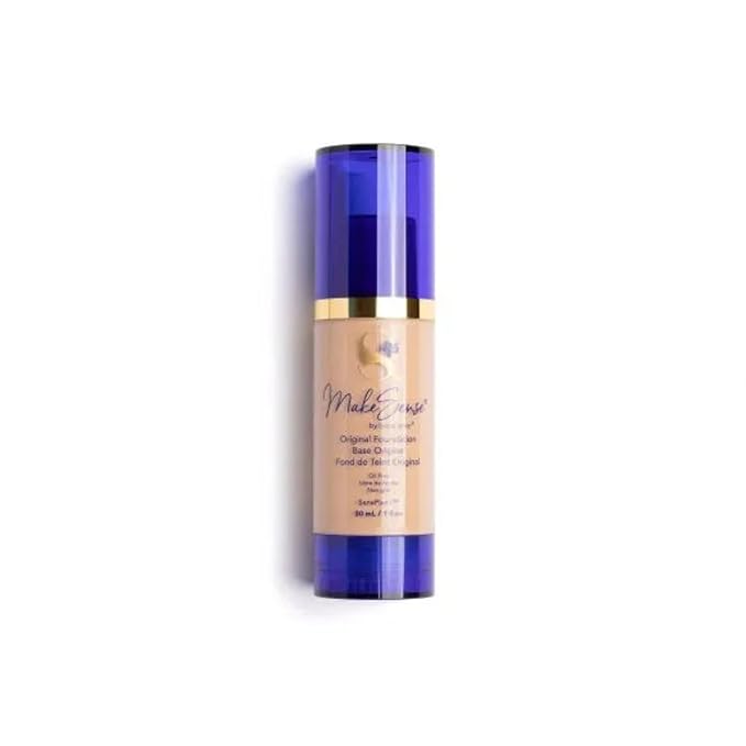 SeneGence MakeSense Original Foundation, Dewy, 1 Fl Oz, Long-Lasting Oil-Free Formula with Skin-Nourishing Ingredients, Water-Resistant