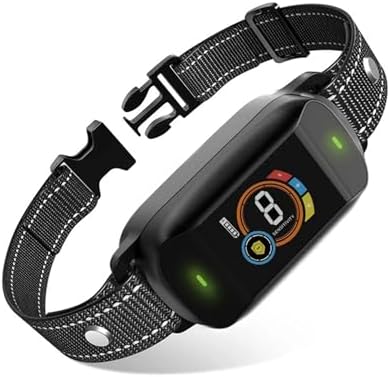 Dog Bark Collar, Bark Collar for Small Medium Large Dogs, Smart AI Dual Recognition Anti Bark Collar, Rechargeable Automatic Stop Dog Barking Collars with 3 Adjustable Shock Modes Activated