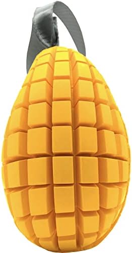 HS HERM. SPRENGER GERMANY Mango Chew Toy, Large, Natural Rubber Dog Chew Toy for Aggressive Chewers, Treat Dispenser, Dental Teeth Cleaning Chew Toys for Small Medium Large Breeds