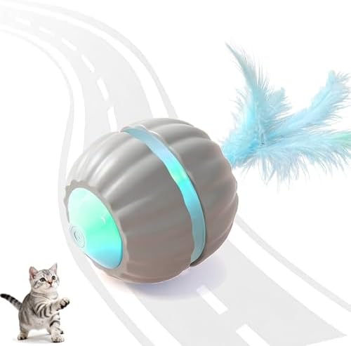 Interactive Cat Toys for Indoor Cats,Automatic Moving Kitten Toys