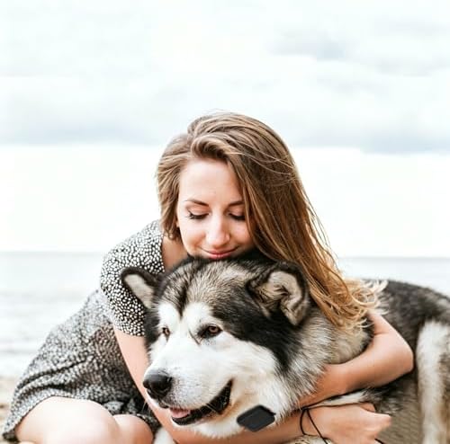 Pet GPS Tracker, Dog Tracking Collar with GPS/Beidou/WiFi/LBS, 90-Day History Tracking, Real-Time Location, Waterproof, Low Battery Alert, Multi-User Monitoring for Large Medium Small Dogs