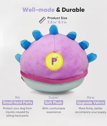 Petbobi Interactive Dog Toys for Small Medium Breeds Moving Barking Ball