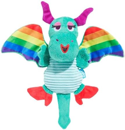 BarkBox Slay the Dragon Queen Dog Toy - Toy for Extra Small to Medium Dogs