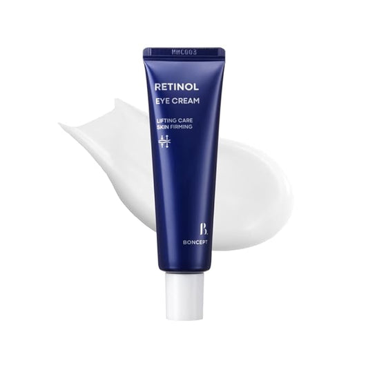 Retinol Eye Cream – Korean Skin care for Anti aging, Dark Circles, Fine Lines, Wrinkles with Bakuchiol, panthenol, Hyaluronic Acid | 0.84 fl. Oz. / 25ml