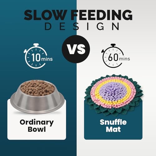 PET ARENA Interactive Dog Snuffle Feeding Mat Adjustable Nose Work Toy