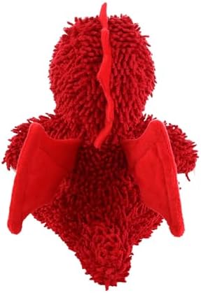 MIGHTY Tuffy Microfiber Medium Ball Dragon Dog Toy