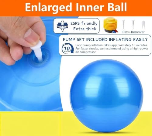 Herding Ball for Dogs, 21.6" XL Outdoor Exercise Toy for Medium Large Dogs