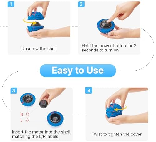 Potaroma Dog Ball Toy, Motion Activated Interactive Bouncing Ball