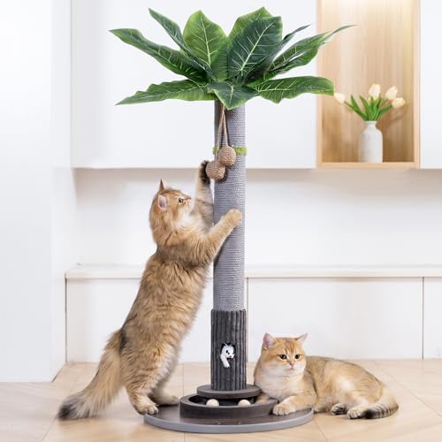 Woochpet 35"Cat Scratching Posts,Interactive Cat Toys For Indoor Large Cats