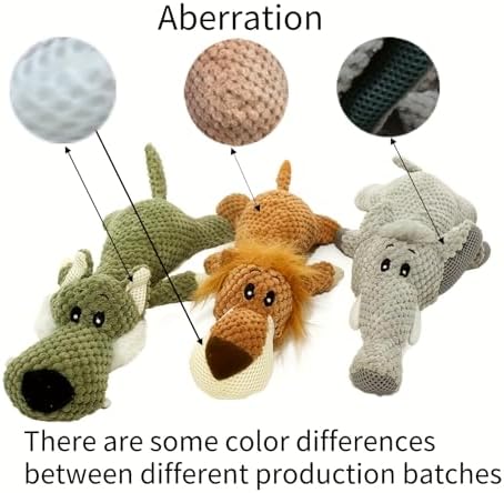 Squeaky Plush Toy for Dogs, Designed to Be Chew-Resistant, Soft Yet Durable, Suitable for Small, Medium, and Large Breeds, a Long-Lasting Squeaky Toy for Pets,14 inch Lion