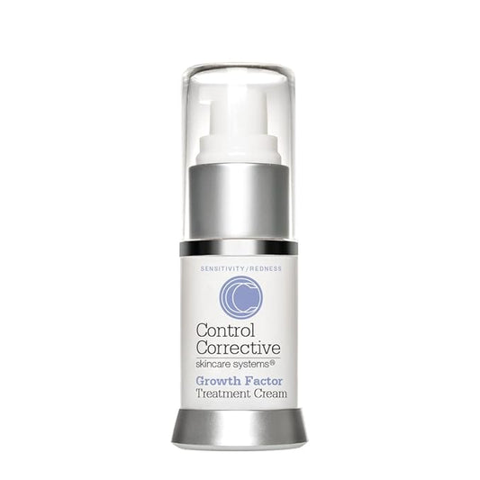 CONTROL CORRECTIVE Growth Factor Treatment Cream, 0.5 Oz - An Elegant Facial Cream For Calming Down Skin After Peels, Microdermabrasion Or Retinol Usage, Diminishes Visible Scars, Soothes Irritation