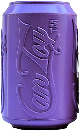 Soda Pup Dog Chew Toy and Treat Dispenser - Enrichment Dog Toys - Treat Dispensing Dog Toys - Dog Puzzle Toys - Dog Treat Toy - Grape Crush - Medium