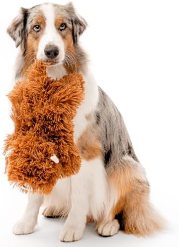 Playology Plush Cow Chew Toy for Large Dogs - Jumbo, Beef Scent
