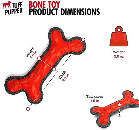 Tuff Pupper SuperChewy Tough Floating Dog Water Toy Strong Natural Rubber | Great Dog Fetch Toy | Pool Swimming Toy for Puppy| Durable Training Toy for Non-Aggressive Chewers