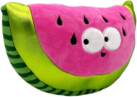 Huxley & Kent Fetchies Plush Dog Toy, Walter Melon, Large