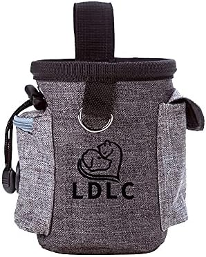 TOMOO Dog Training Treat Bags Pet Snack Bag Pouch Puppy Waist Detachable 3 Ways to Wear Easily Carries Pet Toys Kibble Treats Built-in Poop Bag Dispenser