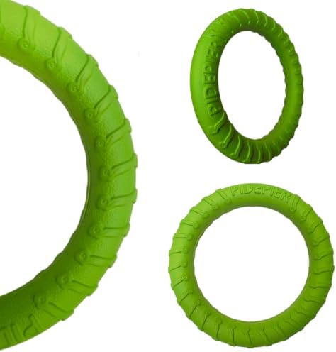 Dog Tug Toy, Dog Pull Ring Toy, Lightweight EVA Fitness Ring - Interactive Floating Fetch Toy for Dogs - Durable Soft Training Ring for Puppy & Active Dogs - Professional All-Terrain Pet Toy (Green)