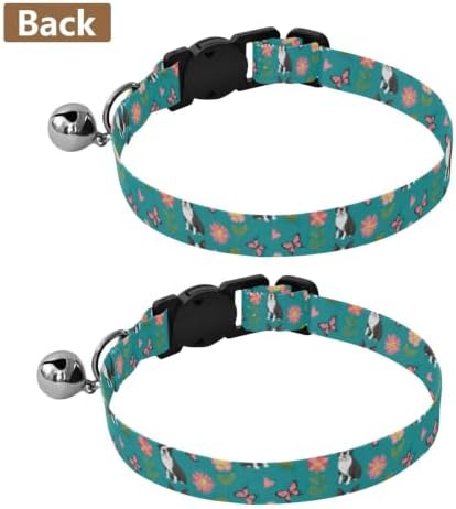 Cute Dogs Easy to Wear Dog Collar 2 Pack Pet Collars for Cats