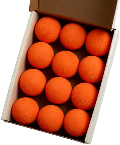 Rawry Foam Ball Cat Toy for Indoor Cats & Kittens,12 Pack, Orange