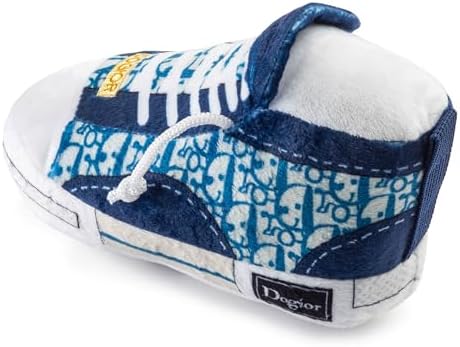 Haute Diggity Dog Dogior High-Top Tennis Shoe Plush Dog Toy Designer Parody
