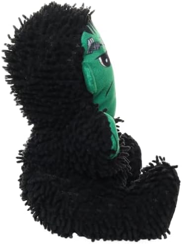 MIGHTY Tuffy Microfiber Medium Frankenstein Ultra Durable Plush Dog Toy