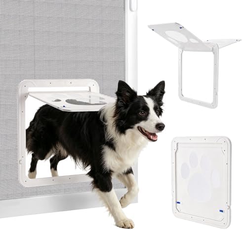 Ownpets Dog Screen Door 12"x14" Fits Large Dogs Up 80 lbs & Small Breeds