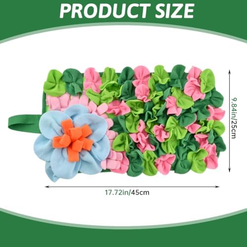Rabbit Foraging Mat Bunny Foraging Mat, Hedgehogs Accessories Pet Feeding Pad, Interactive Feeding Pad for Guinea Pig, Hamster, Chinchilla Small Animals ﻿