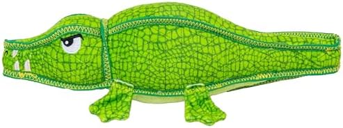 Outward Hound Xtreme Seamz Alligator Squeaky Dog Toy - Reinforced Dense Stuffing Plush Toy