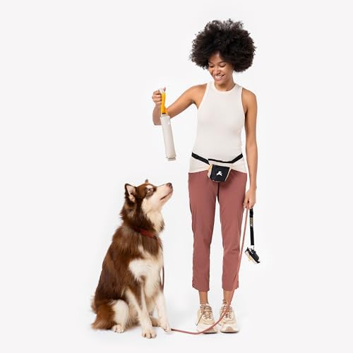 OllyDog Tugger | Dog Tug Toy for Tug of War & Training | Durable Bite Pillow | Eco-Friendly Recycled | Handle | Medium Large Dogs (Con Leche)