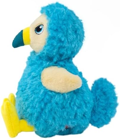 KONG Toughz Durable Plush Dog Toy - Long-Lasting Soft Chew Toy for Aggressive Chewers, Safe & Interactive for Dogs (Dodo)