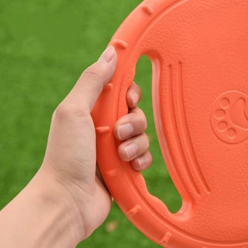 Dog Soft Flying Discs Interactive Training Toy (Green)