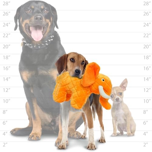 MIGHTY Tuffy 2 Pack Elephant Dog Toys