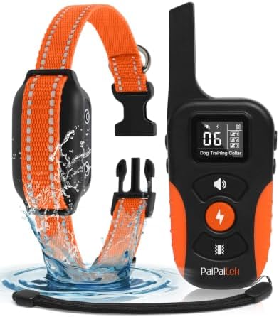2-in-1 Dog Bark Collar & Shock Collar with Remote - Auto Anti-Bark Training Collar for Medium Large Dogs (40-150 lbs), 3300FT, IP67 Waterproof, 5 Sensitivity - for Home, Yard & Park