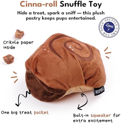 CHEWFFON Interactive Snuffle Toy, Sniffing Enrichment Fun for Dogs