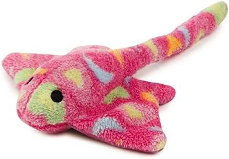 Zanies Sea Charmer Dog Toys, Pink Stingray, 11"