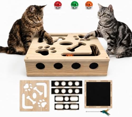 Cat Nail File Wooden Scratching Board for Indoor Claw Care