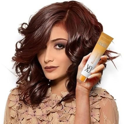 Global Keratin GK HAIR Professional Hair Color Cream Tube 3.4 Fl Oz Nourishing & Cleansing Colors for Styling High Performance Long Lasting Permanent Natural Toner Dye, Naturals - 8 Light Blonde