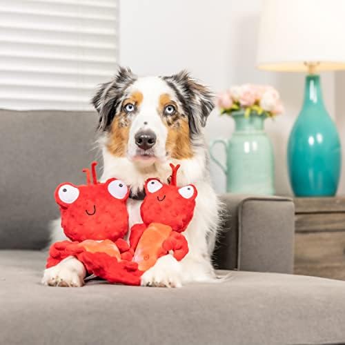 Huxley & Kent Slappies Plush Dog Toy, Claude Lobster, Large