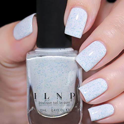 ILNP Shaved Ice - Creamy White Speckled Nail Polish