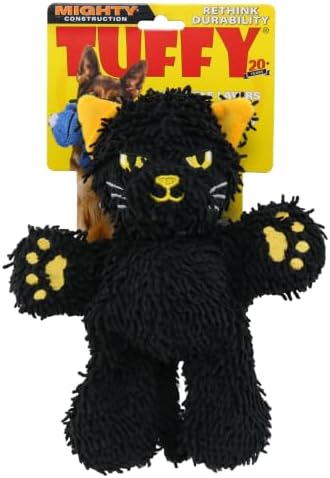 MIGHTY Tuffy 2 Pack Microfiber Medium Cat Ultra Durable Plush Dog Toy