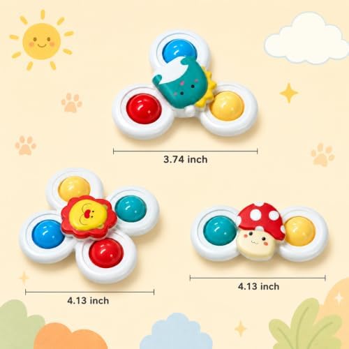 3PCS Suction Cup Cat Toy, Window Perch Companion Interactive Play Toy for Indoor Cats