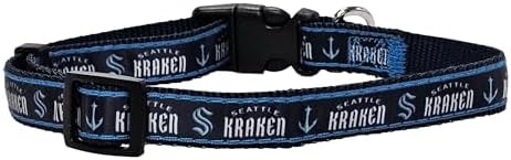 Pets First NHL Collar for Dogs & Cats. Adjustable, Cute, & Stylish! The Ultimate Hockey Fan Collar!