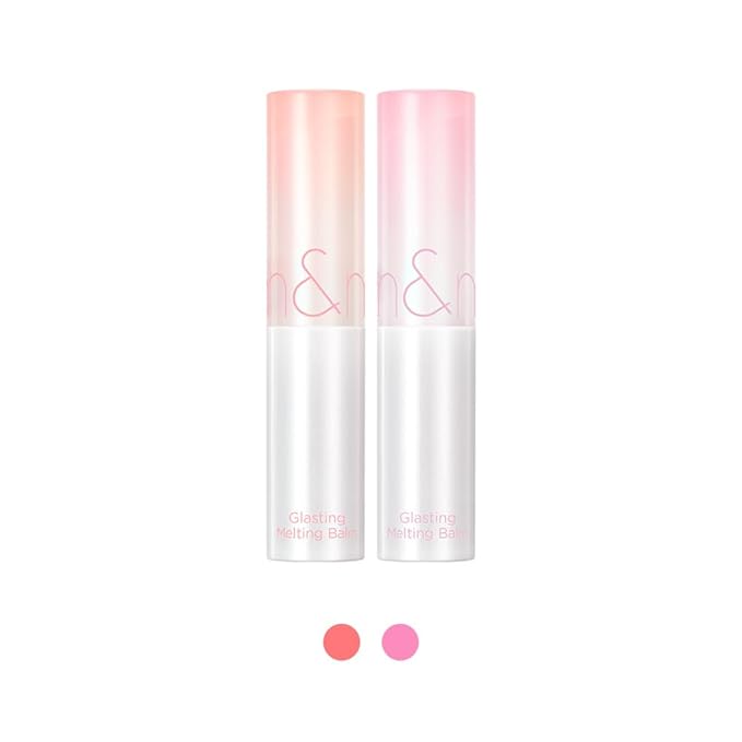 rom&nd GLASTING MELTING BALM #09 PEONIES - K-Beauty Vibrant Pink Lip Tint Balm | Crystal Water-Gloss Shine & Deep Hydration | Non-Sticky, Long-Lasting Stain for Plump, Healthy Lips